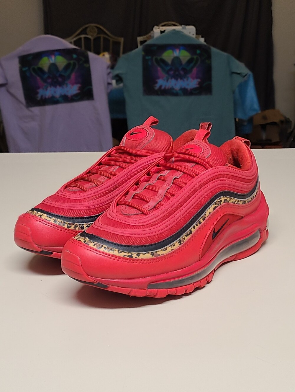 Nike Air Max 97 Leopard Pack casual running sneakers size 8